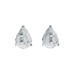 14K Gold Semi Mount Earrings Setting Pear PE 8X6mm Stud DHJ
