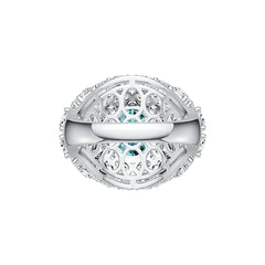 10K Gold Semi Mount Ring Setting Oval OV 10X8mm Moissanite Accent DHJ