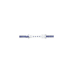 10K 14K Gold or Platinum Semi Mount Ring Setting Trillion Tr 4x4mm Diamond Accent Syzjewelry