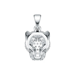 Sterling Silver Semi Mount Pendant Setting Round RD 1.5mm DHJ