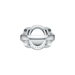 10K Gold Semi Mount Ring Setting Oval OV 12X10mm Cabochon Moissanite Accent DHJ