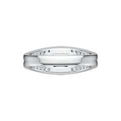 Sterling Silver Semi Mount Ring Setting Round RD 9.5mm DHJ