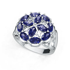 Sterling Silver Semi Mount Ring Setting Round Rd DHJ