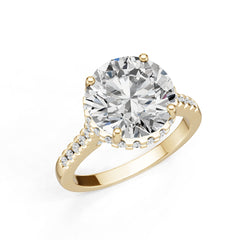 Sterling Silver Semi Mount Ring Setting Round Ro 11x11mm Syzjewelry