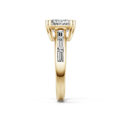 Sterling Silver Semi Mount Ring Setting Princess PS 8mm DHJ