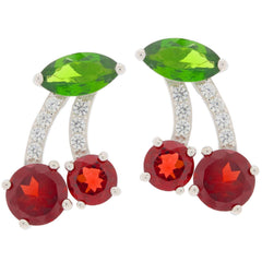 Sterling Silver Semi Mount Earrings Setting Marquise MQ 8X4mm - Syzjewelry