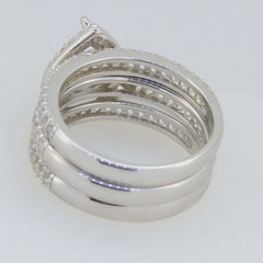 3 Pieces Set Jewelry Wax Semi Mount Ring Setting Pear PE 9x7mm 508050