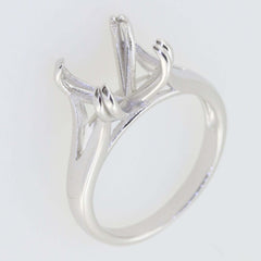 Jewelry Wax Semi Mount Ring Setting Round RD 11x11mm Solitaire