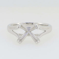 Jewelry Wax Semi Mount Ring Setting Round RD 11x11mm Solitaire