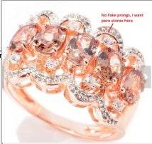 Sterling Silver Semi Mount Ring Setting Oval OV 6X4mm - Syzjewelry
