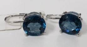Sterling Silver Semi Mount Earrings Setting Round RD 10x10mm - Syzjewelry