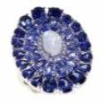 Sterling Silver Semi Mount Ring Setting Round RD Halo围镶mm - Syzjewelry