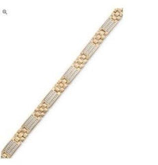 Sterling Silver Semi Mount Bracelet Setting Round RD 0.9mm - Syzjewelry