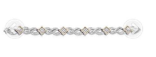 Sterling Silver Semi Mount Bracelet Setting Round RD 1.2mm - Syzjewelry