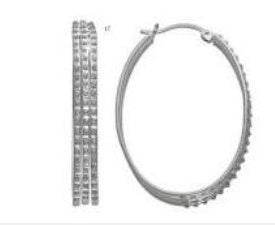 Sterling Silver Semi Mount Earrings Setting Round RD 1.2mm - Syzjewelry