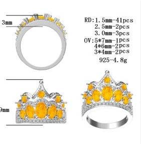 Sterling Silver Semi Mount Ring Setting Oval OV 7X5mm - Syzjewelry
