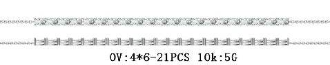 Sterling Silver Semi Mount Bracelet Setting Oval OV 6X4mm - Syzjewelry