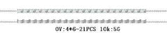 Sterling Silver Semi Mount Bracelet Setting Oval OV 6X4mm - Syzjewelry