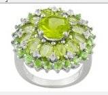 Sterling Silver Semi Mount Ring Setting RD 8x8mm White Topaz - Syzjewelry