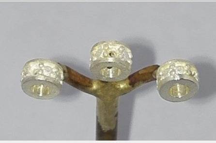 Sterling Silver Semi Mount Bracelet Setting Round RD 1.25mm - Syzjewelry