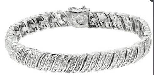 Sterling Silver Semi Mount Bracelet Setting Round RD 0.8mm - Syzjewelry