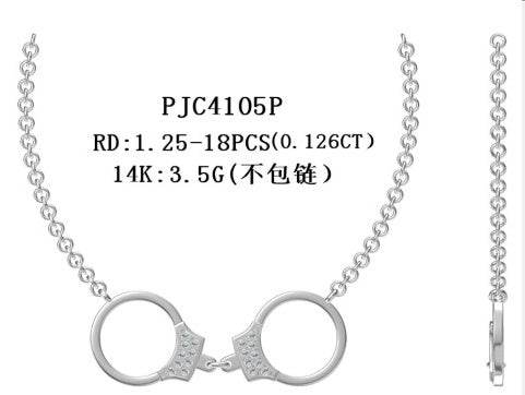 Sterling Silver Semi Mount Pendant Setting Round RD 1.25mm - Syzjewelry