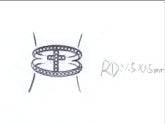 Sterling Silver Semi Mount Ring Setting Round RD 1.2mm - Syzjewelry