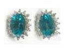 Sterling Silver Semi Mount Earrings Setting Oval OV 8X6mm - Syzjewelry