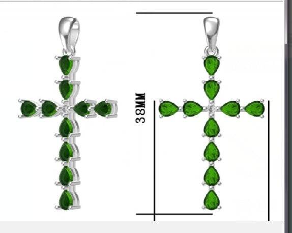 Sterling Silver Semi Mount Pendant Setting Pear PE 4X3mm - Syzjewelry