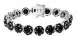 Sterling Silver Semi Mount Bracelet Setting Round RD 7x7mm - Syzjewelry