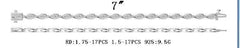 Sterling Silver Semi Mount Bracelet Setting Round RD 1.75mm - Syzjewelry