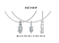 Sterling Silver Semi Mount Pendant Setting Marquise MQ 12X6mm - Syzjewelry