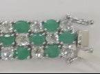 Sterling Silver Semi Mount Bracelet Setting Oval OV 5X4mm - Syzjewelry