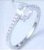 Sterling Silver Semi Mount Ring Setting Round RD Center主石mm