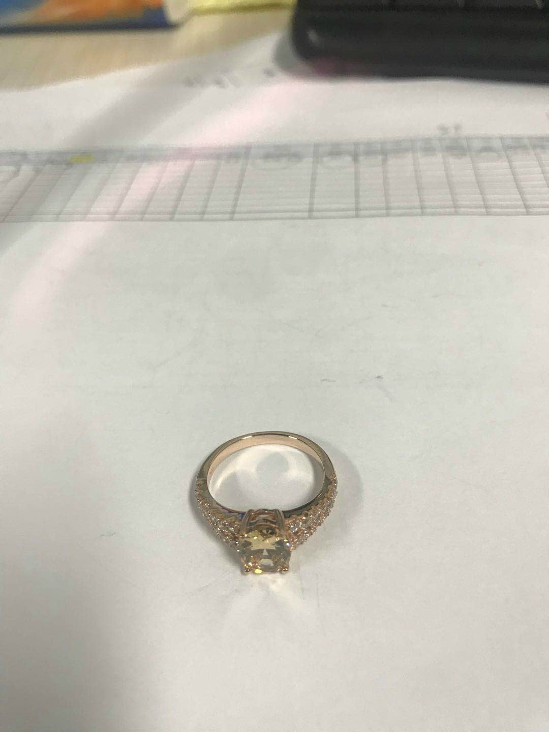 Halbmontierte Ringfassung aus Sterlingsilber, oval, OV, 9 x 7 mm 