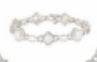 Sterling Silver Semi Mount Bracelet Setting Round RD Center - Syzjewelry