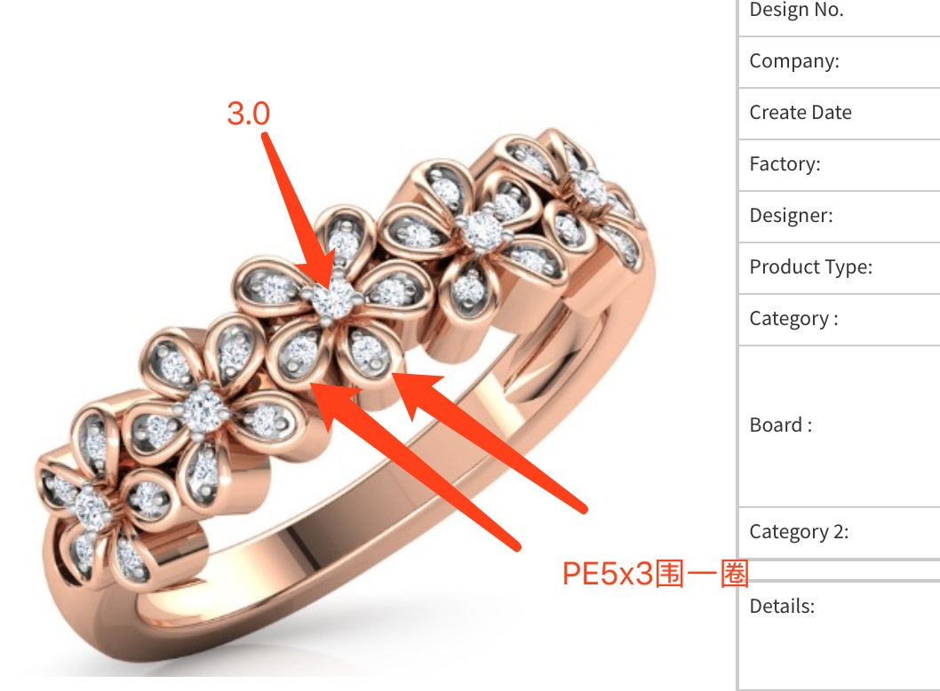 Sterling Silver Semi Mount Ring Setting Pear PE 5X3mm