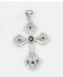 Sterling Silver Semi Mount Pendant Setting Round RD 2x2mm - Syzjewelry