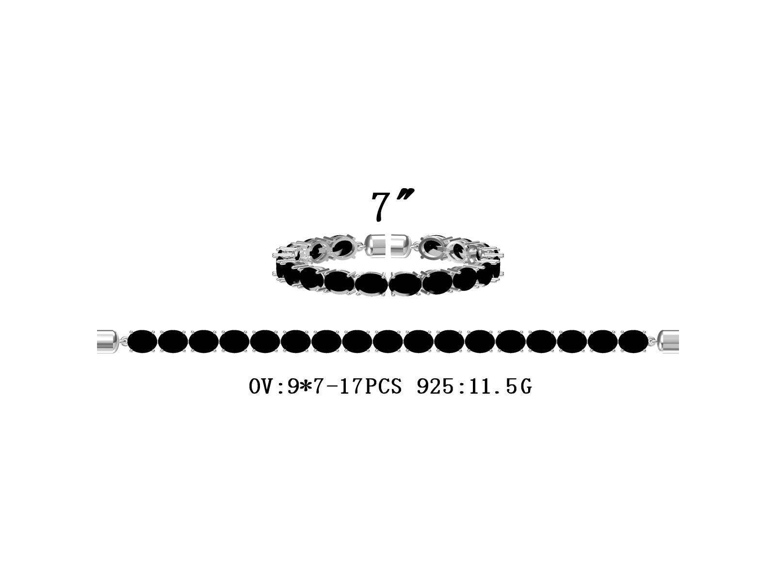 Sterling Silver Semi Mount Bracelet Setting - Syzjewelry