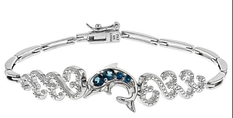 Sterling Silver Semi Mount Bracelet Setting Round RD 3x3mm - Syzjewelry