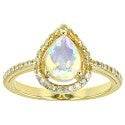 Sterling Silver Semi Mount Ring Setting Pear PE 9X6mm - Syzjewelry