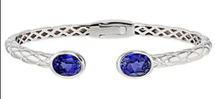 Sterling Silver Semi Mount Bracelet Setting Oval OV 9x7mm - Syzjewelry