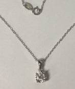 Sterling Silver Semi Mount Pendant Setting Round RD 8x8mm - Syzjewelry