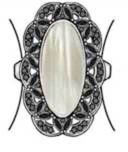 Sterling Silver Semi Mount Ring Setting Oval OV 18X13mm