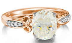 Sterling Silver Semi Mount Ring Setting Oval OV 9X7mm - Syzjewelry