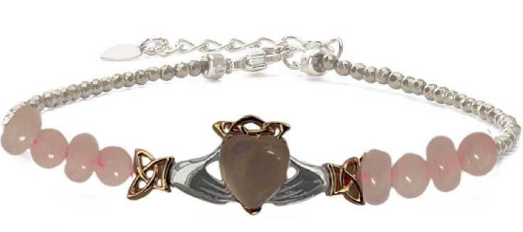Sterling Silver Semi Mount Bracelet Setting Heart HT 10X10mm - Syzjewelry
