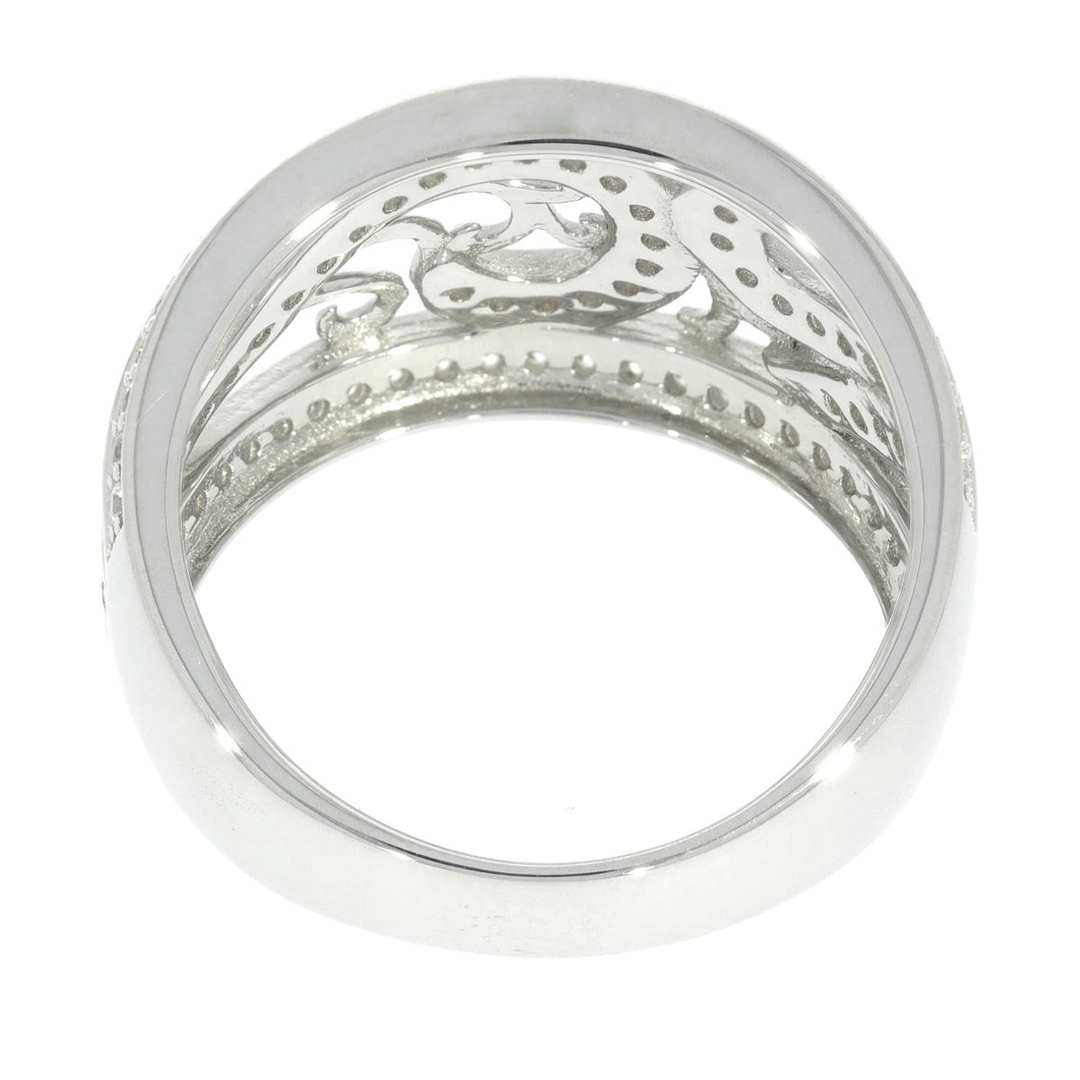 Sterling Silver Semi Mount Ring Setting Round RD 1.25mm
