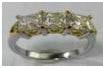 Sterling Silver Semi Mount Ring Setting Princess SQ 5x5mm - Syzjewelry