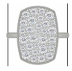 Sterling Silver Semi Mount Ring Setting Round RD 3.5mm - Syzjewelry