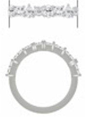 Sterling Silver Semi Mount Ring Setting Oval OV 4X3mm - Syzjewelry